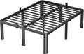 18 Inch Heavy Duty 3500 lbs Bed Frame with Round-Corner Legs - Quiet