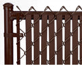 Privacy Inserts for Chain-Link Fence 5ft Height - Vertical Bottom-Lock