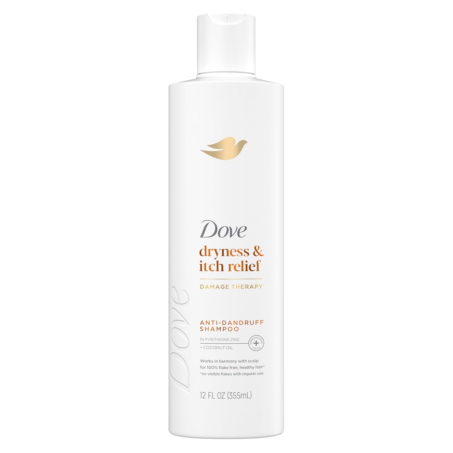 Dove Derma Shampoo with Pyrithione Zinc 12 Fl Oz