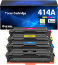 414A Toner Cartridges 4 Pack Compatible for HP 414A/414X - High Yield