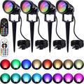 RGBW Outdoor Spotlight 12W 4-Pack - Color Changing Landscape Lights