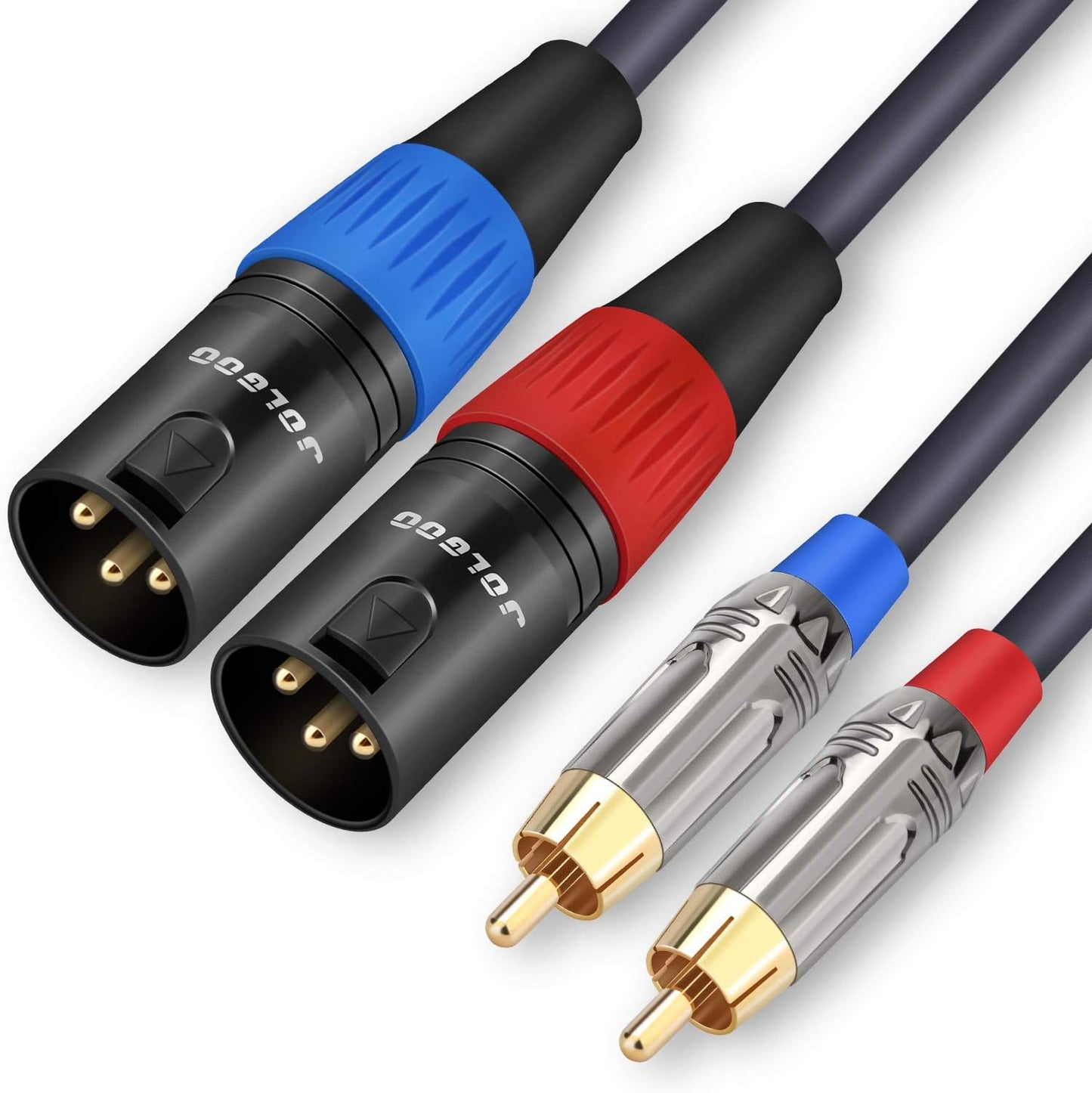 RCA to XLR Cable - Dual RCA to Dual XLR HiFi Audio Cable