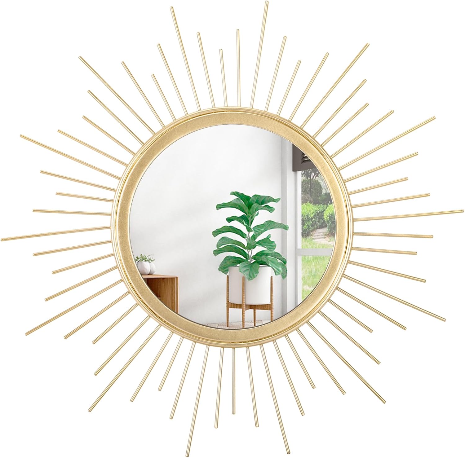 Gold Mirrors for Wall Decorative Sunburst Art for Home Decor
