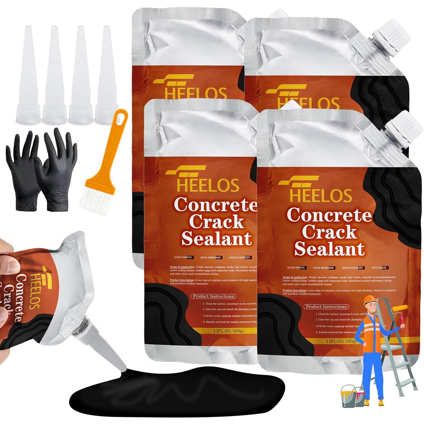 High Elasticity Asphalt Crack Filler for Driveway Repair