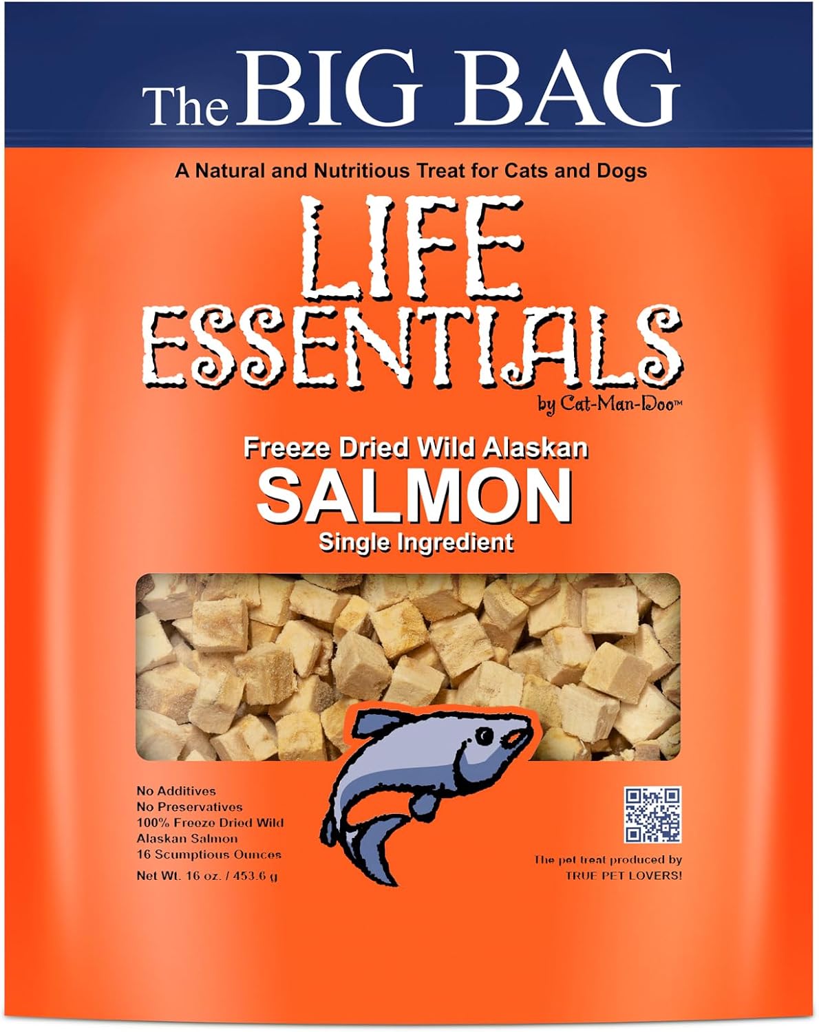 All Natural Freeze Dried Wild Alaskan Salmon Treats for Pets