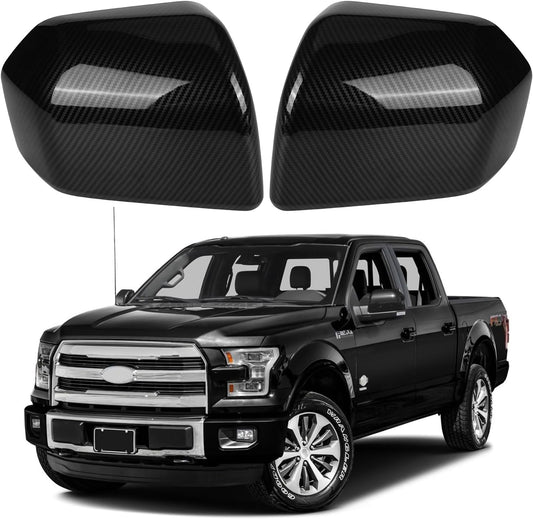 Carbon Fiber Direct Replacement Side Mirror Covers for Ford F150