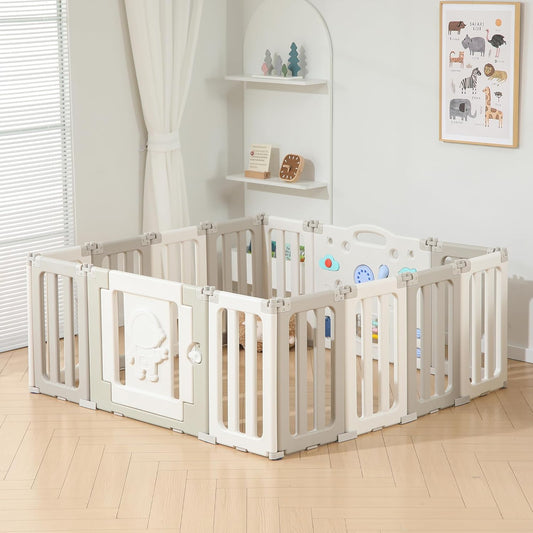 Space-themed Extra Large Baby Playpen - Bestgame