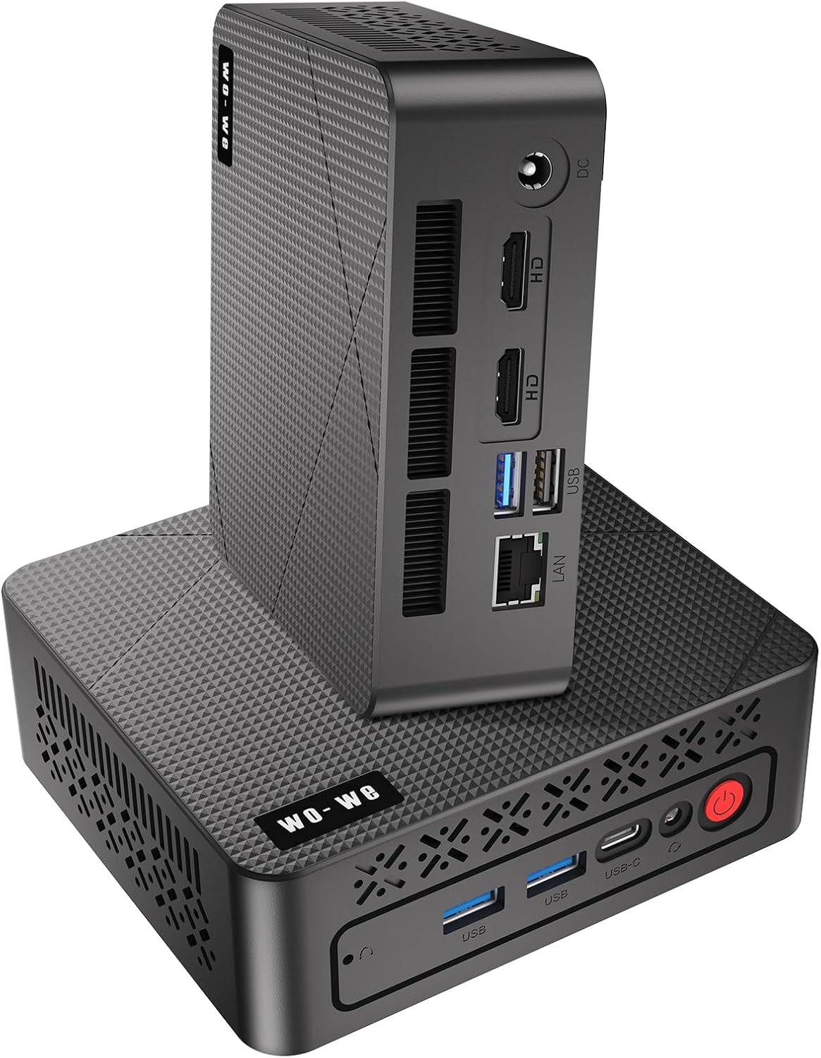 wo-we P6 Mini PC with AMD Ryzen 5 3550H for Gaming and Work