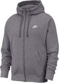 Nike Men's Sportswear Club Fleece Full Zip Hoodie - Warm, Everyday