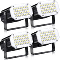 Halloween Strobe Light 4 Pack - Sound Activated RGB Party Strobes