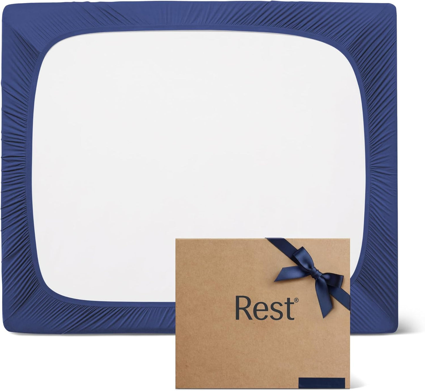 Evercool+ Fitted Sheet for King Size Bed, Midnight Blue, 15in Deep