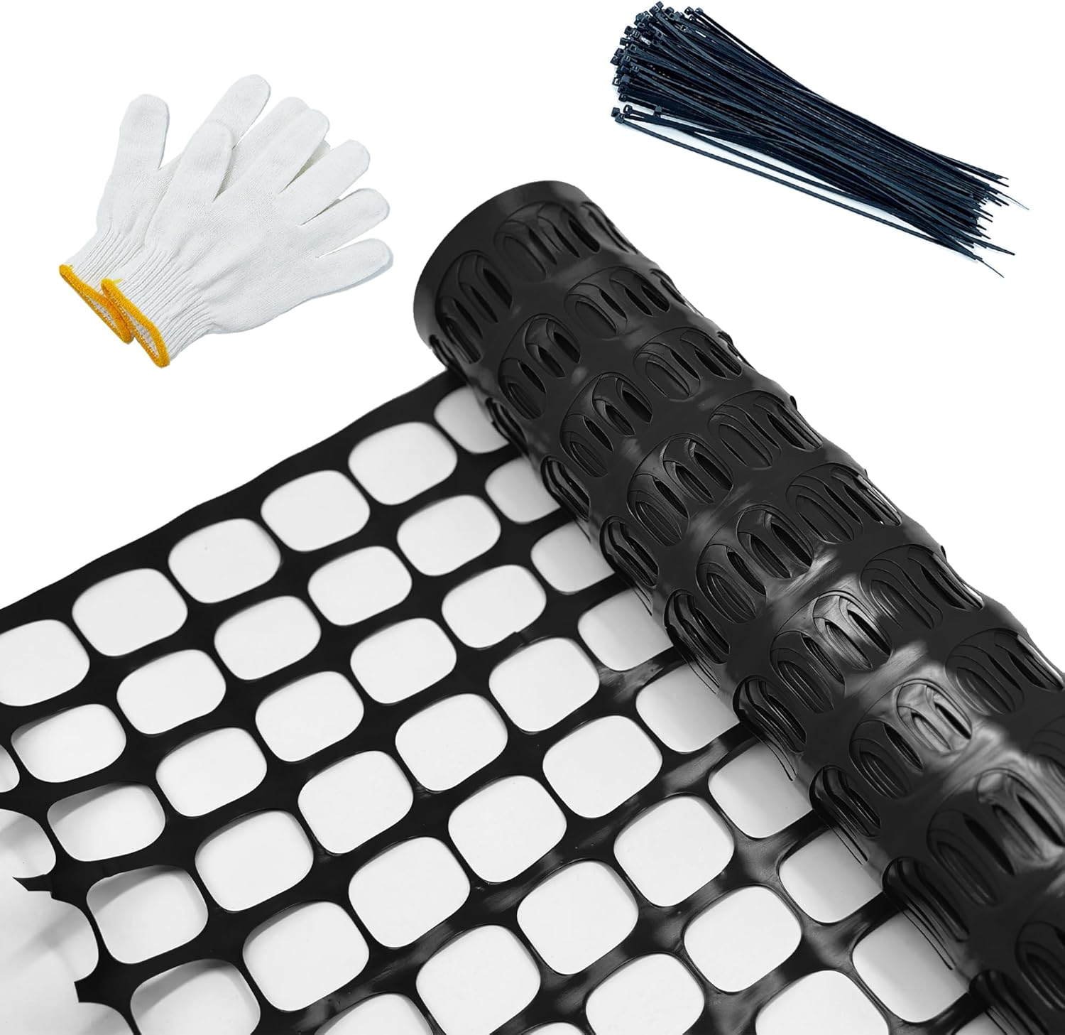 Safety Fence Garden Netting Roll 4ft X 100ft for Multiple Uses