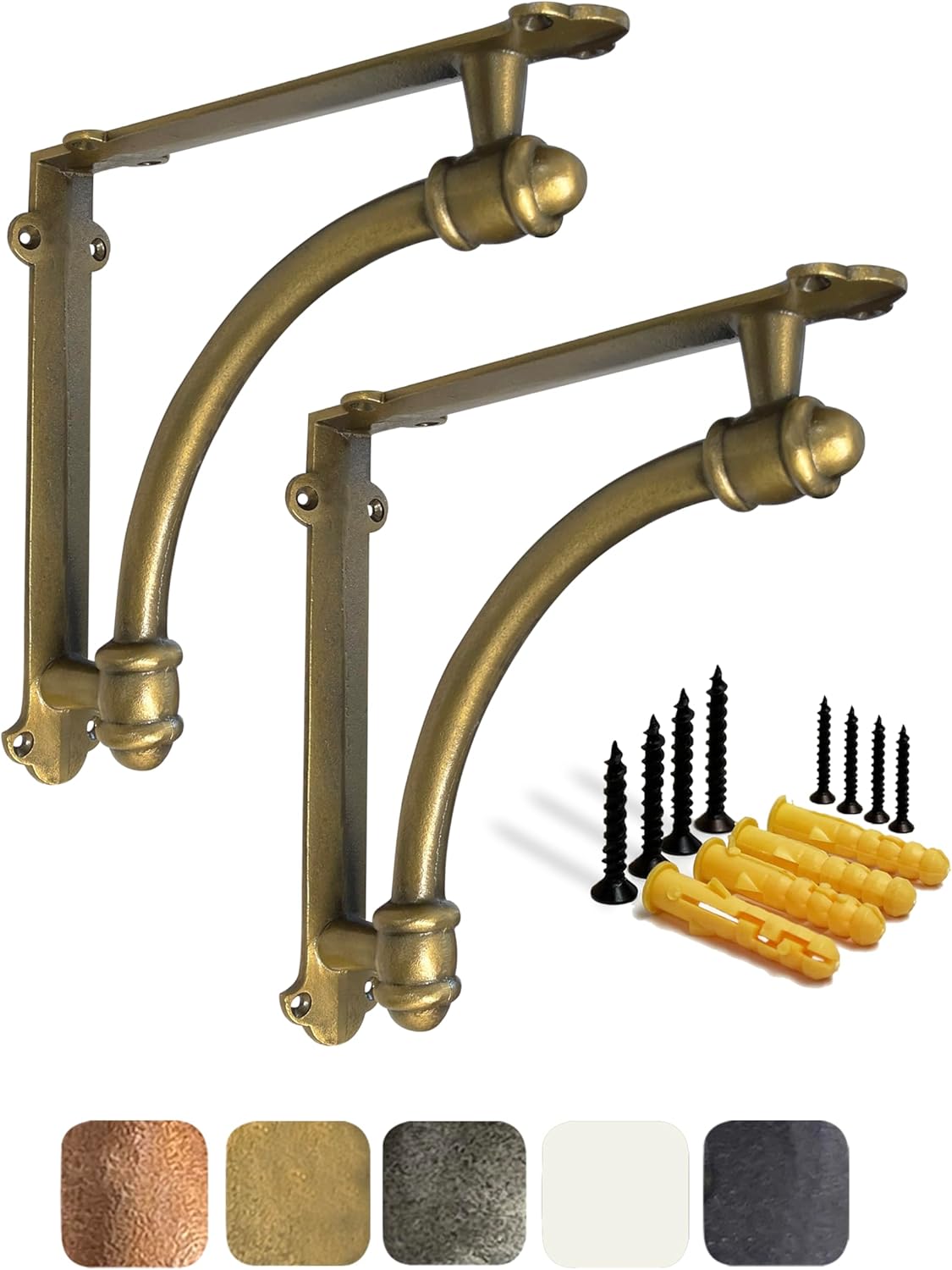 Heavy Duty Decorative Shelf Brackets for Stylish Home Decor