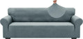 Jacquard Couch Cover for 3 Cushion Sofa - High Stretch Full Protection