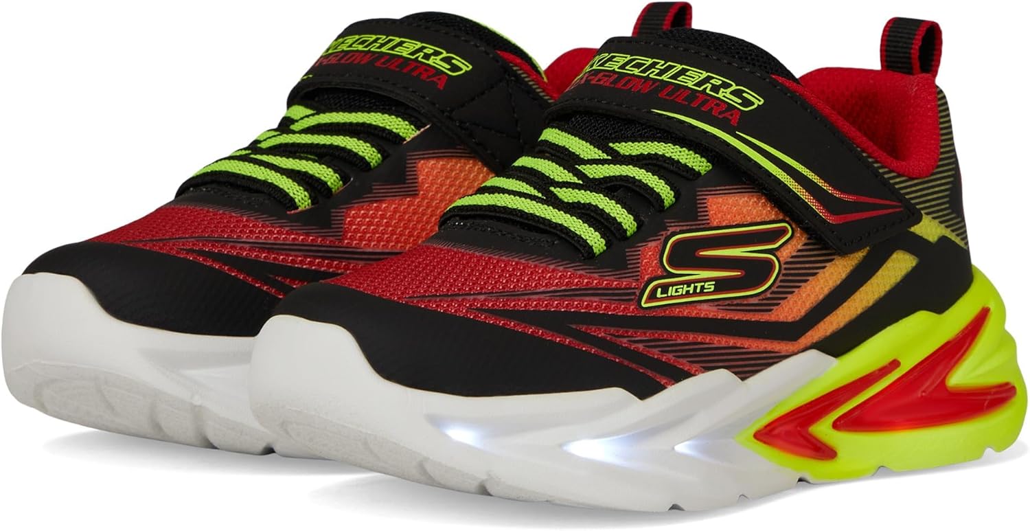 Skechers Boys Flex-Glow Ultra: Light Up Fun and Style