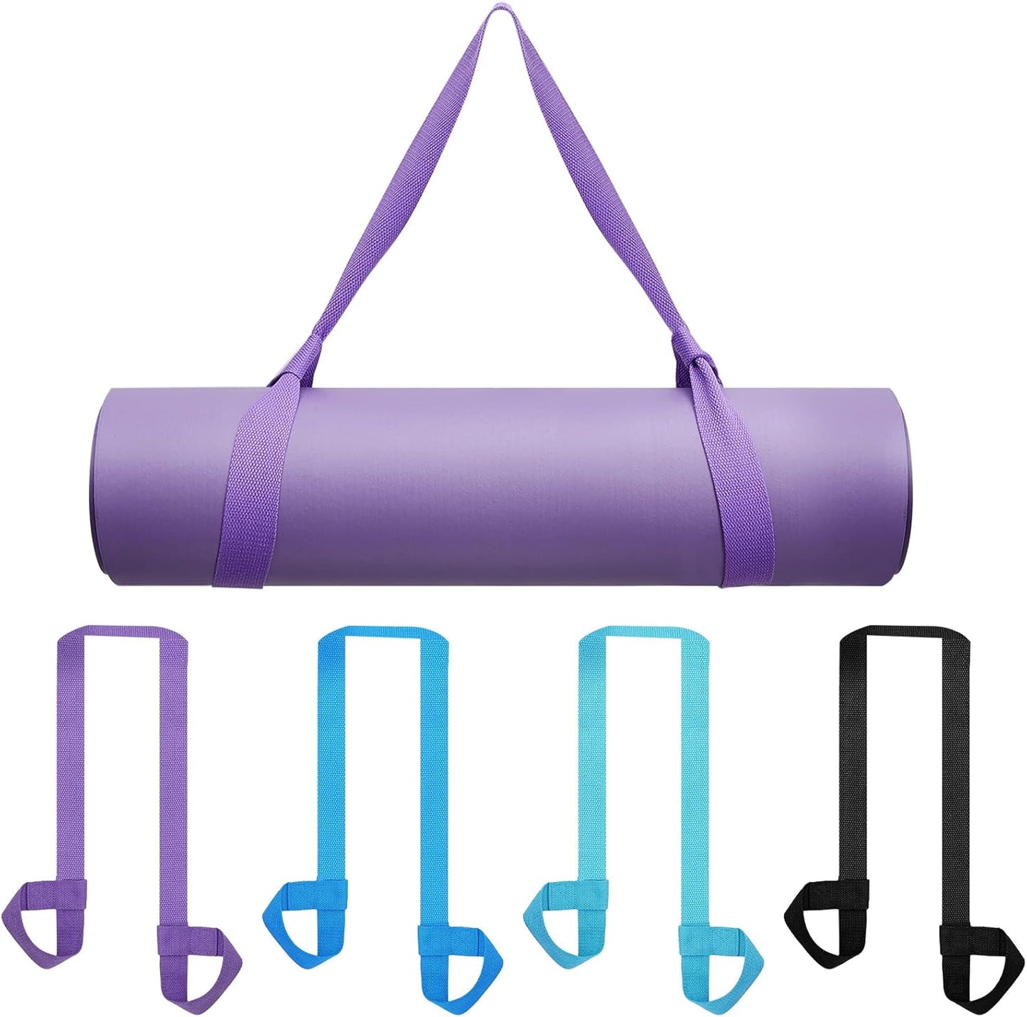 Adjustable Cotton Yoga Mat Straps by Deekin
