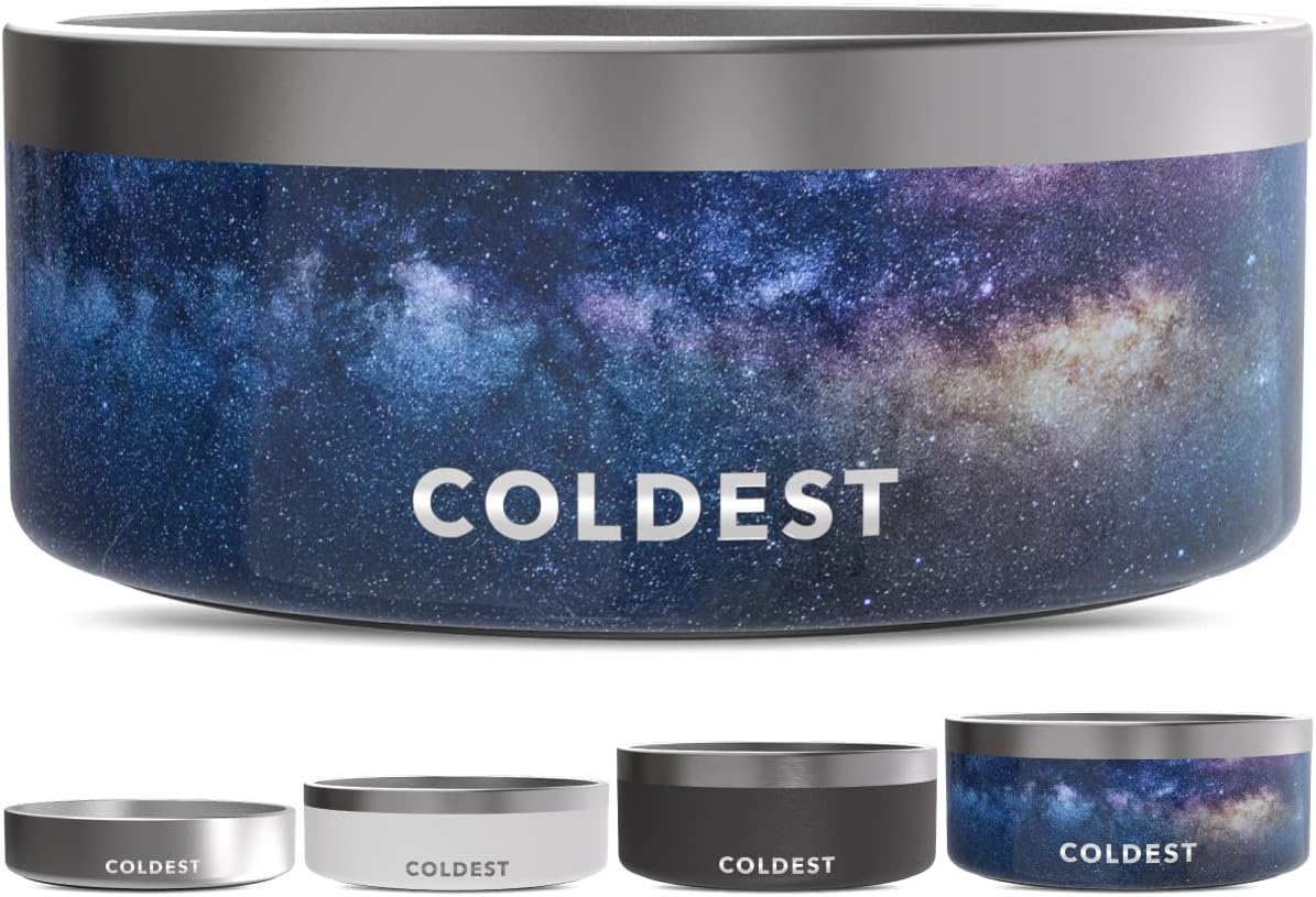 Coldest Dog Bowl - Heavy Duty Insulated Stainless Steel Design