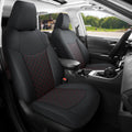Custom Fit Front Seat Covers for Toyota Corolla 2020-2024 - Black Red