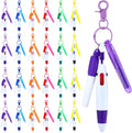 Retractable Nurse Pens 25-Set with Highlighters & Clips - Multi Color