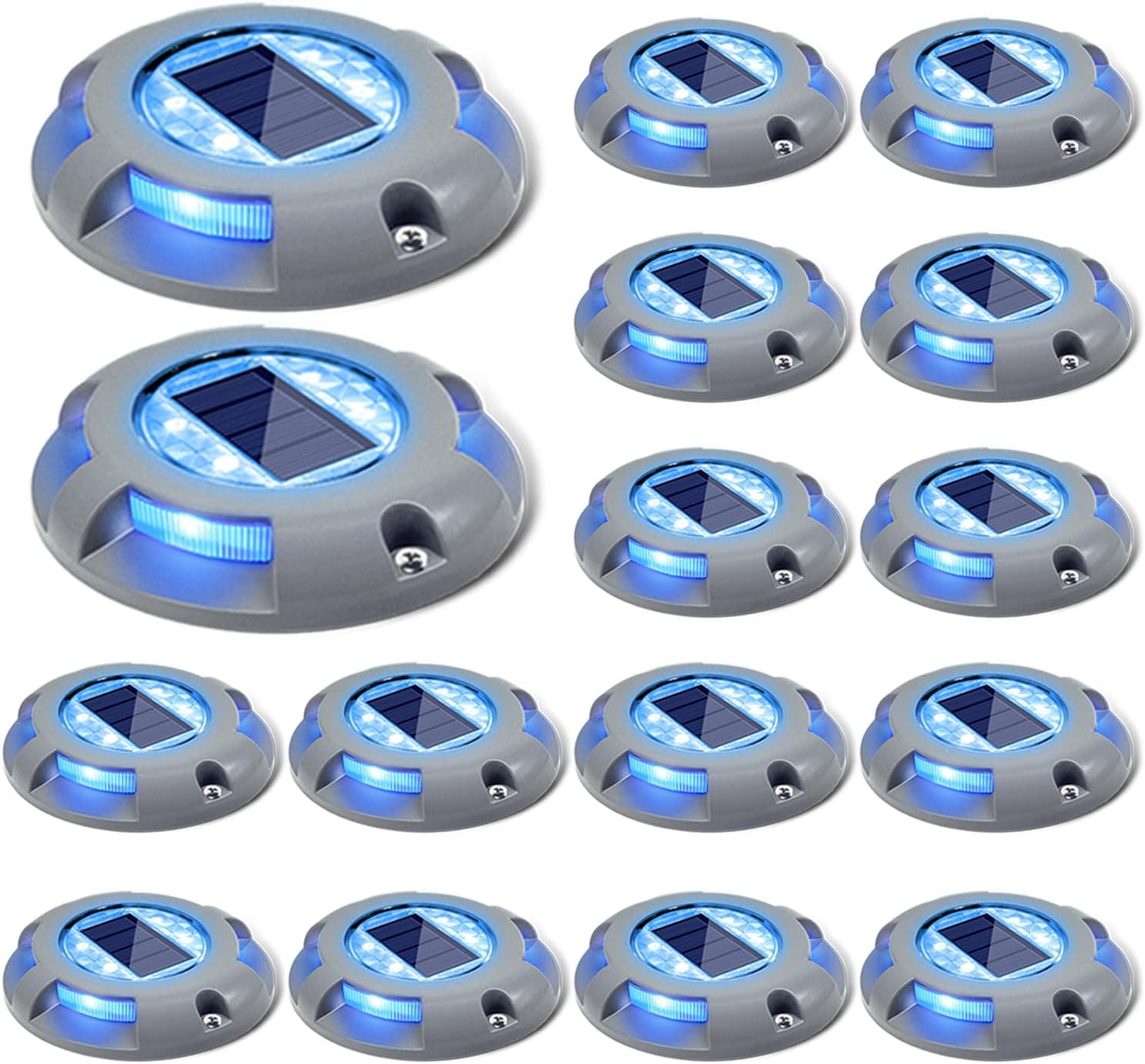 SIEDiNLAR Solar Deck Lights for Outdoor Pathway and Garden Use
