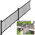 36 in. H x 12 ft. W Aluminum Stair Railing Kit for Safety