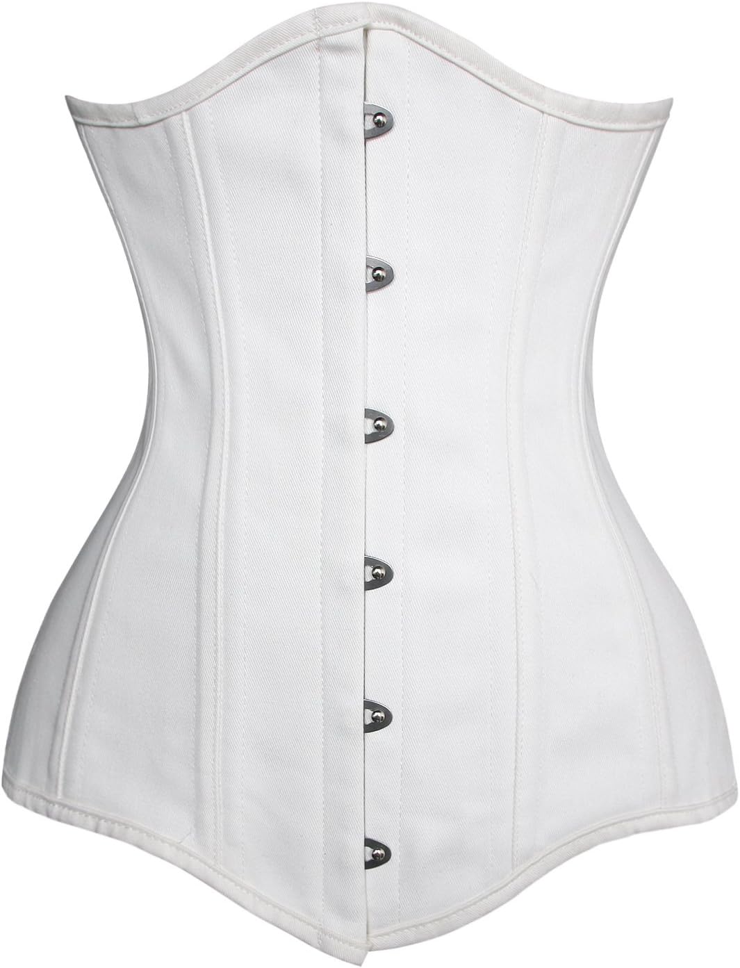 Charmian Women's 26 Steel Boned Cotton Long Torso Hourglass Corset