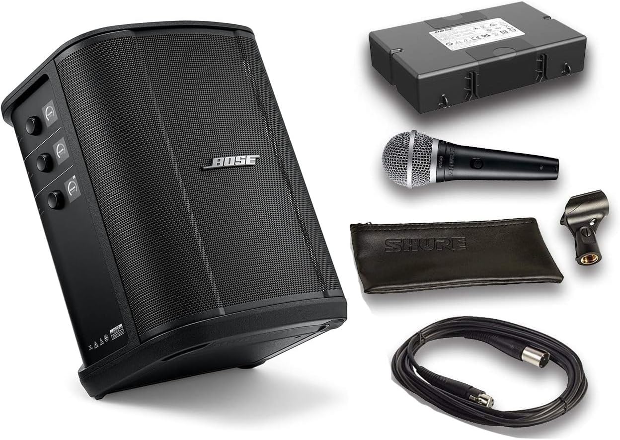 Bose S1 Pro Plus Bluetooth Speaker System Bundle with Microphone