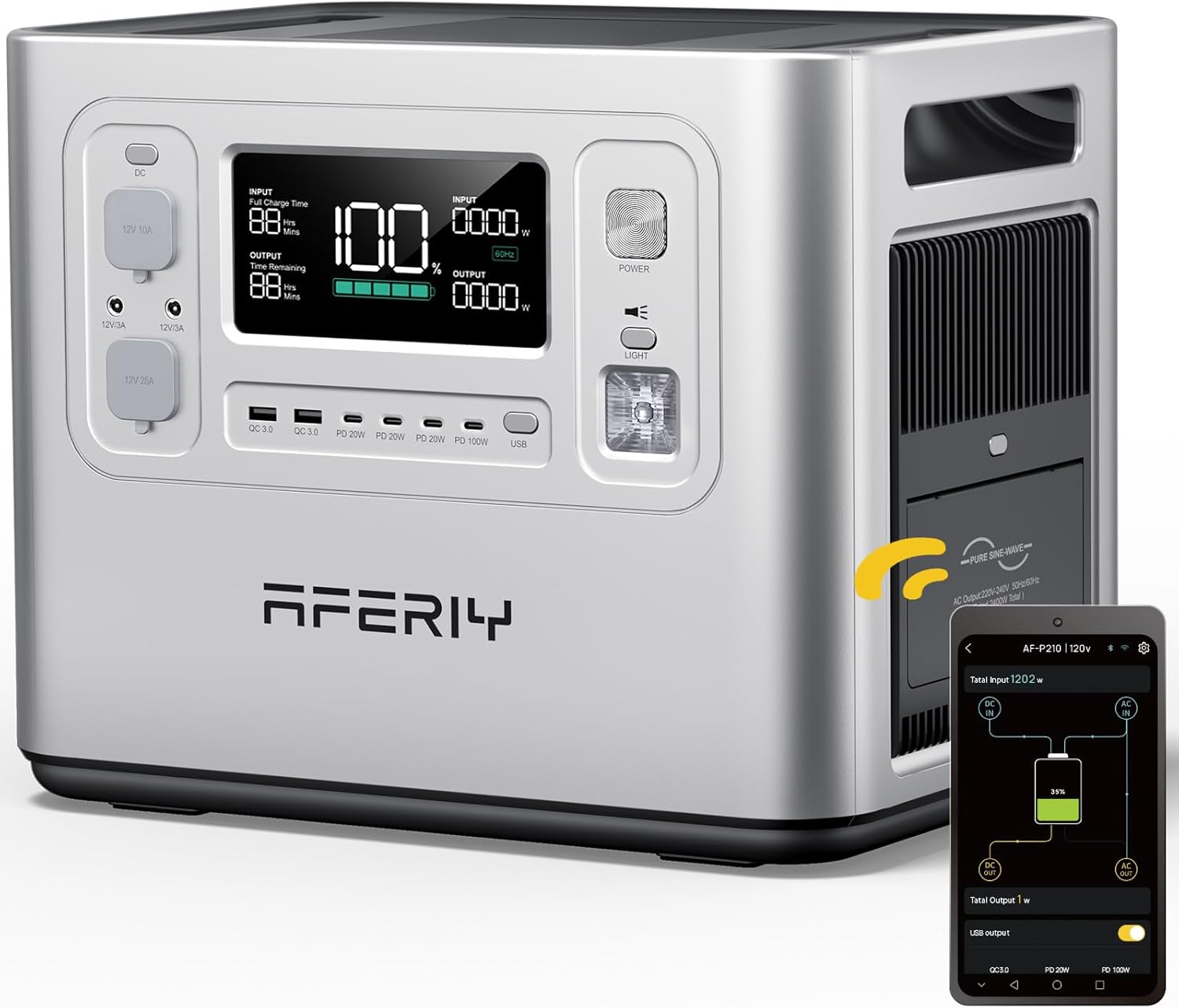 AFERIY P210 Portable Power Station: Reliable Energy Source