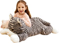 IKASA Giant Striped Cat Stuffed Animal Plush Toy 30in - Huge Soft