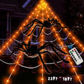 23Ft Large Spider Web Halloween Lights - Giant Outdoor Lighted Decor