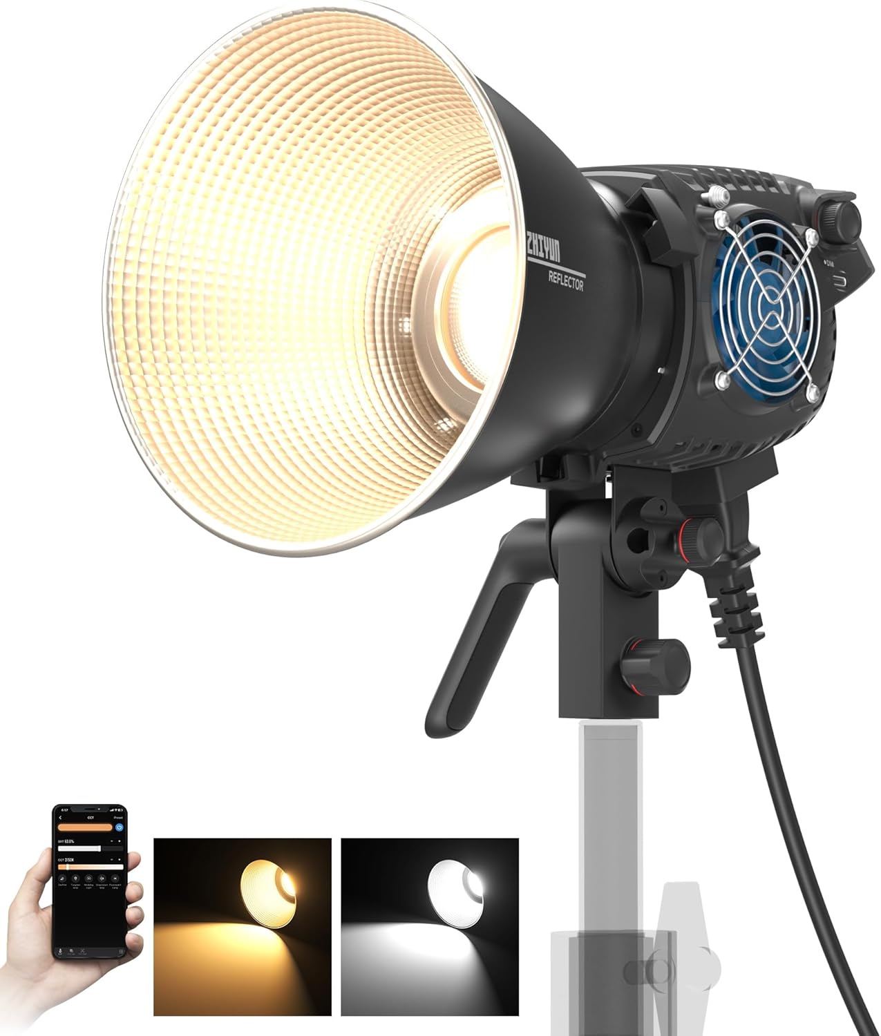 ZHIYUN MOLUS B200 200W COB LED Video Light for Photographers