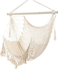 YAERSI Hammock Chair: 330lbs Capacity & Cozy Cotton Swing
