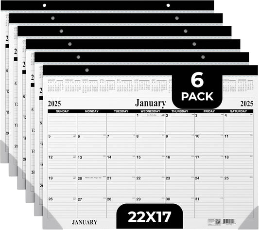 Large Desk Blotter 22x17 (6 Pack) by E-CLIPS USA