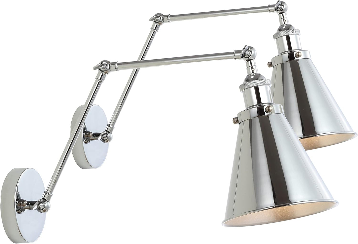Rover 7in Farmhouse Industrial Adjustable Arm LED Wall Sconce Set