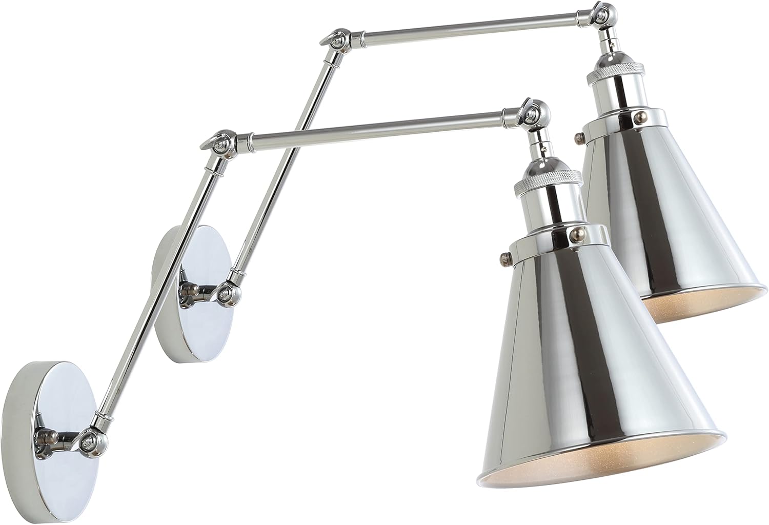 Rover 7in Farmhouse Industrial Adjustable Arm LED Wall Sconce Set