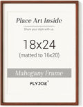 18x24 Poster Frame in Natural Mahogany Wood for Photos