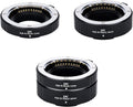 JJC X Mount Auto Focus Macro Extension Tube Set for Fuji Cameras