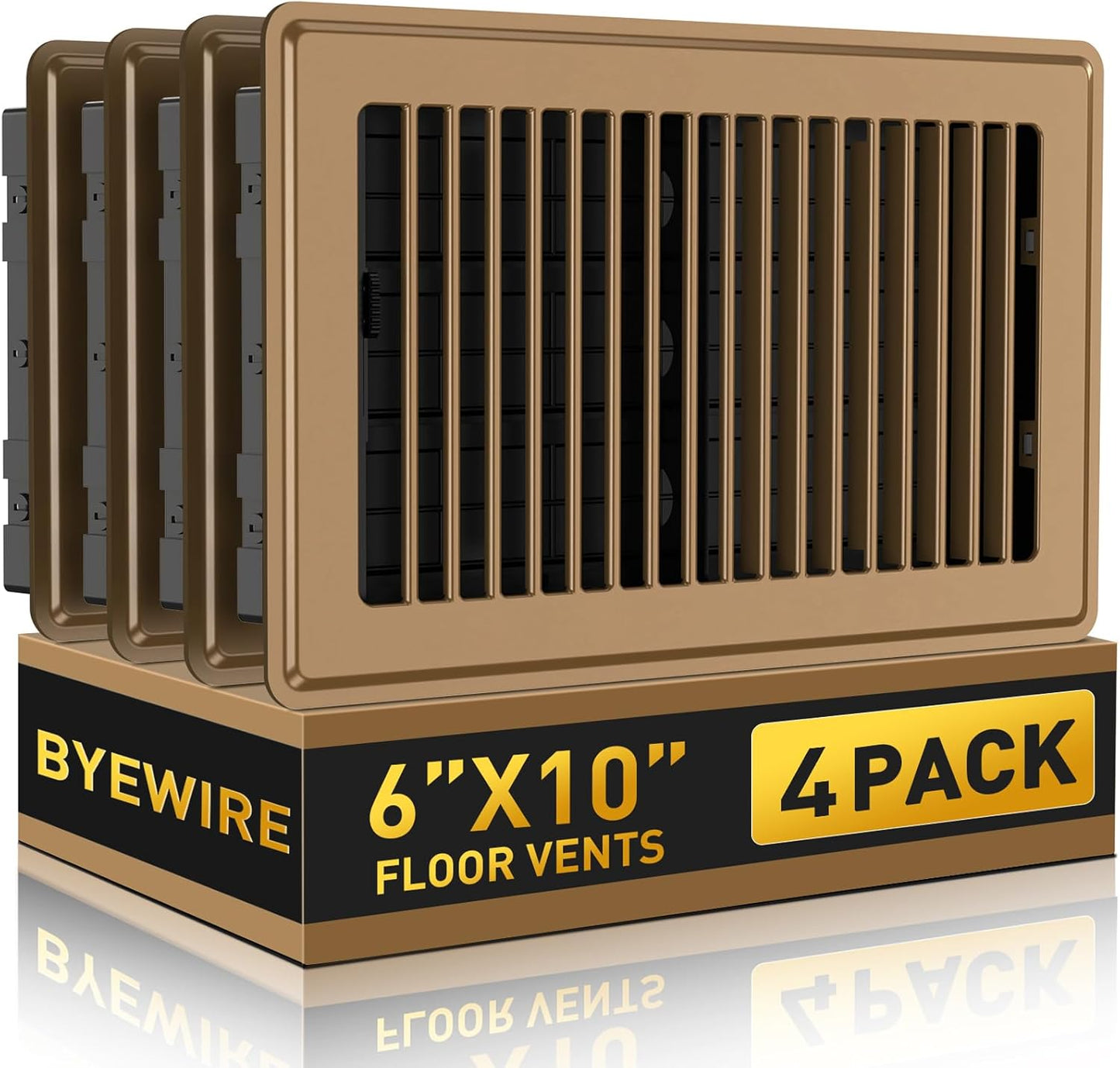 Heavy Duty 6x10 Floor Register Vent Covers for Home Use