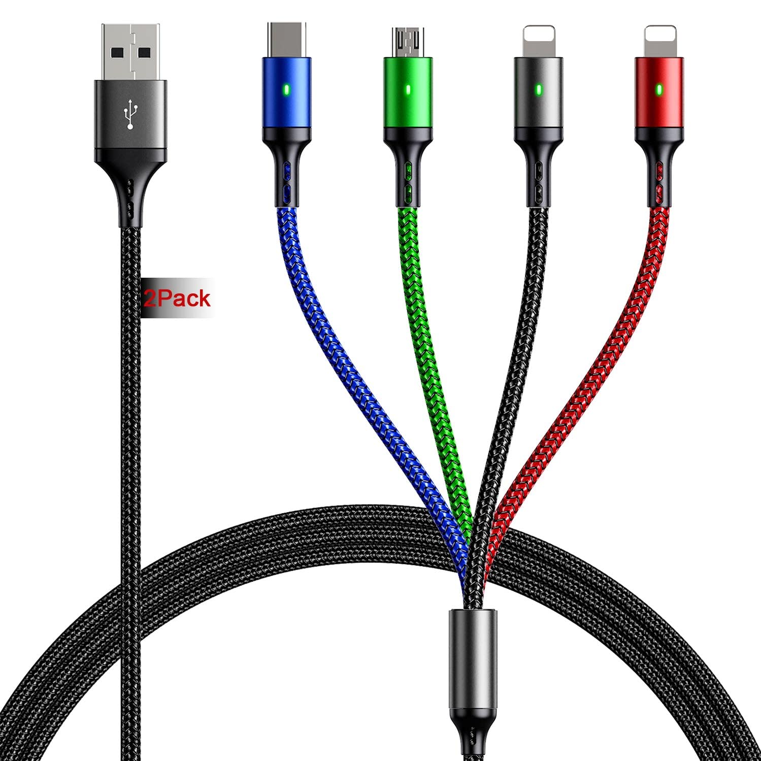 Fast Charge 4-in-1 6FT Universal Cable Set