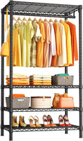 Ulif H4 Portable Closets 4-Tier Garment Rack - Sturdy Closet Organizer