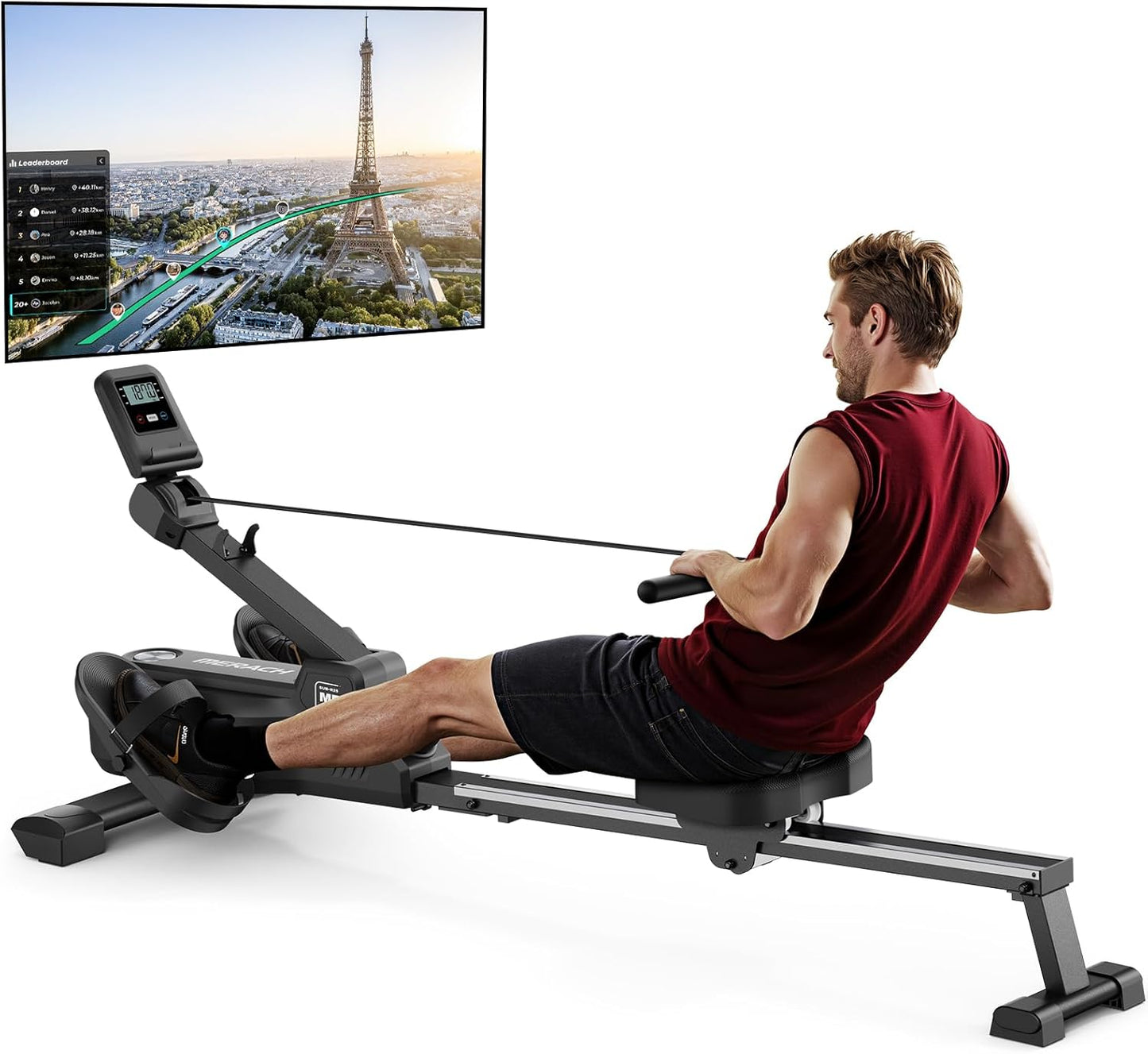 MERACH Foldable Magnetic Row - Space-Saving Power!