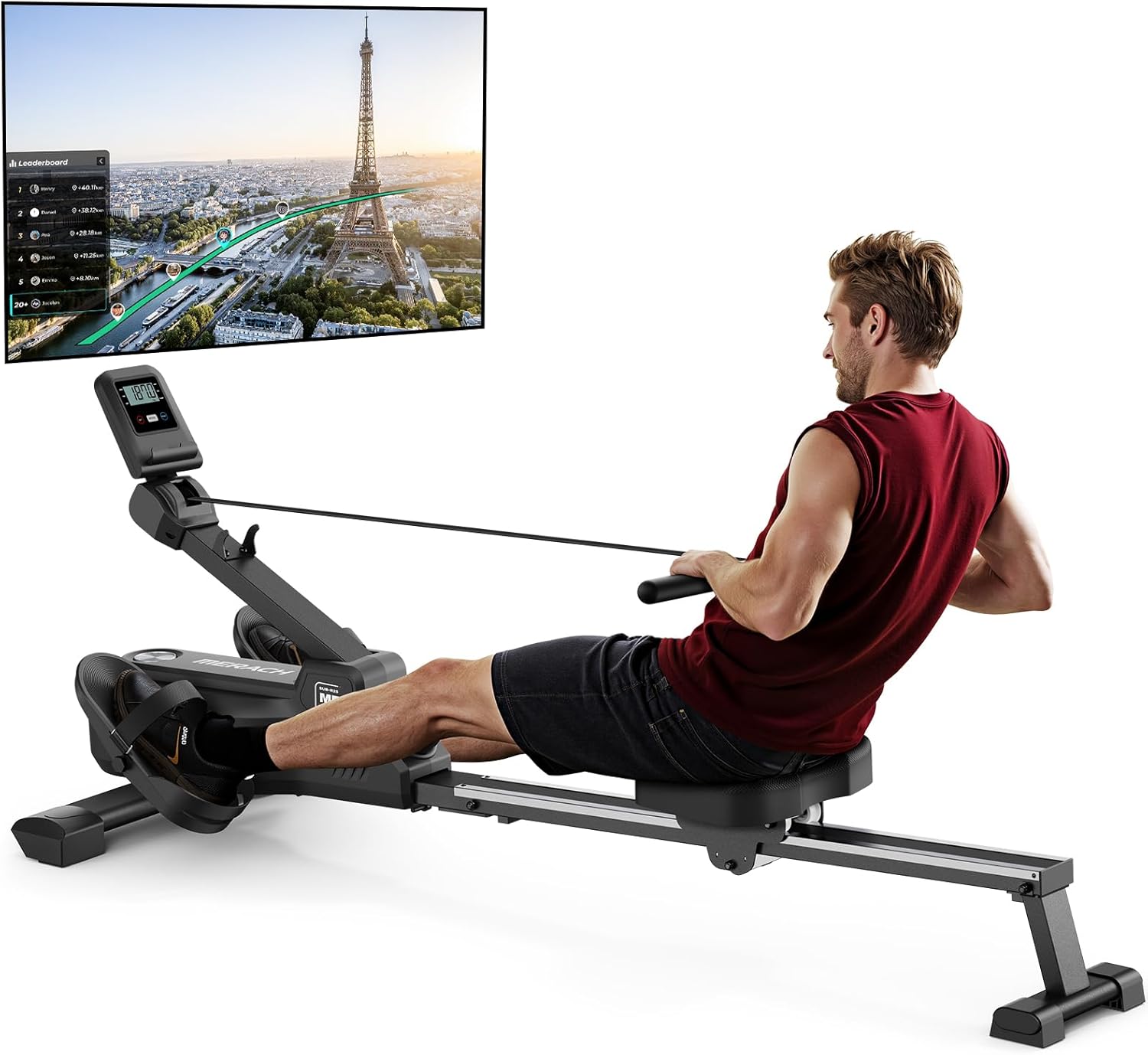 MERACH Foldable Magnetic Row - Space-Saving Power!