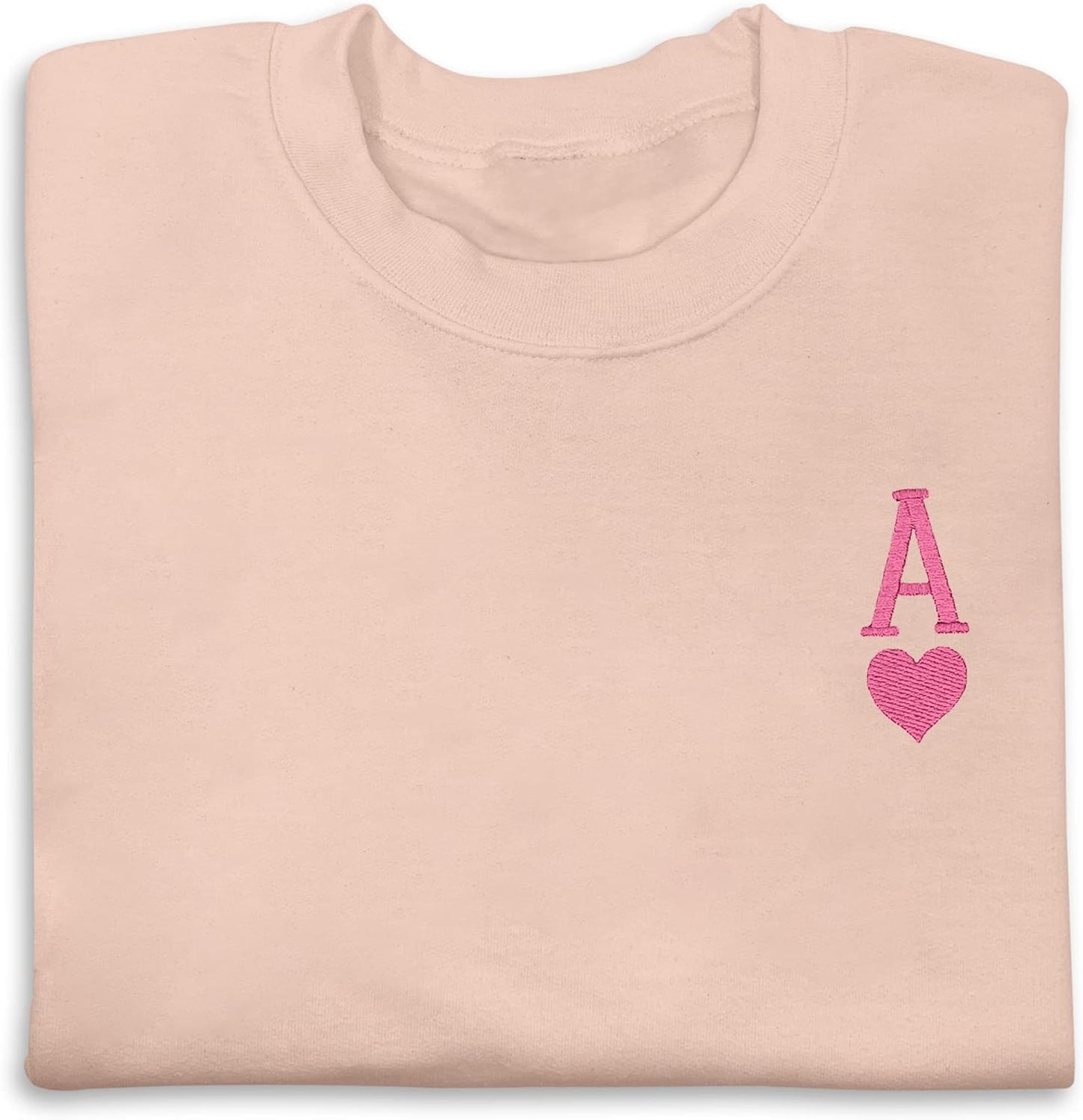 Personalized Initial Heart Sweatshirt