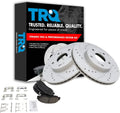 Front Performance Brake Pad & Rotor Kit for 1998-2002 Honda Accord TRQ