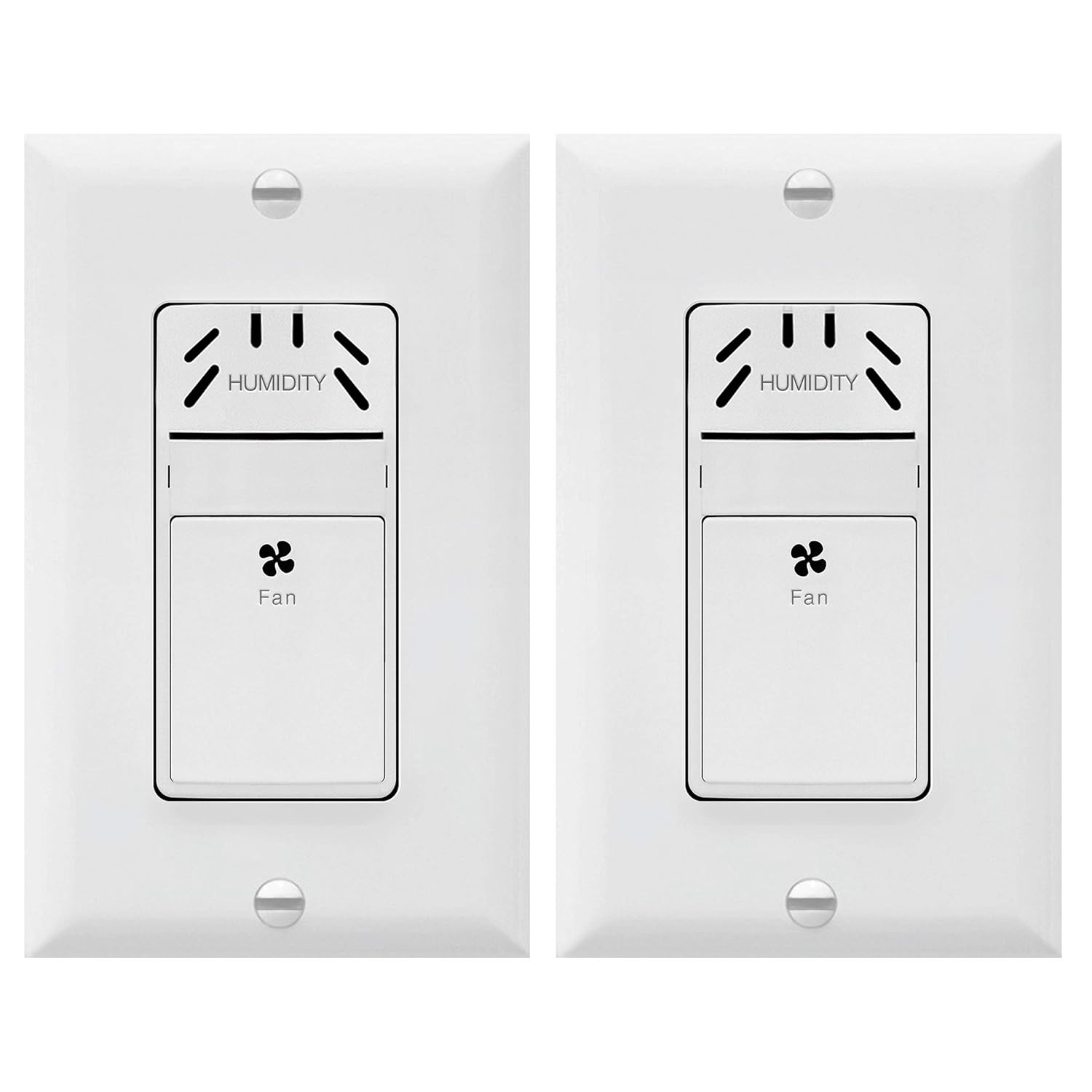 TOPGREENER Humidity Sensor and Fan Control Switch for Bathrooms
