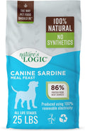 NATURE'S LOGIC Canine Sardine Meal Feast - High Protein Natural Dry