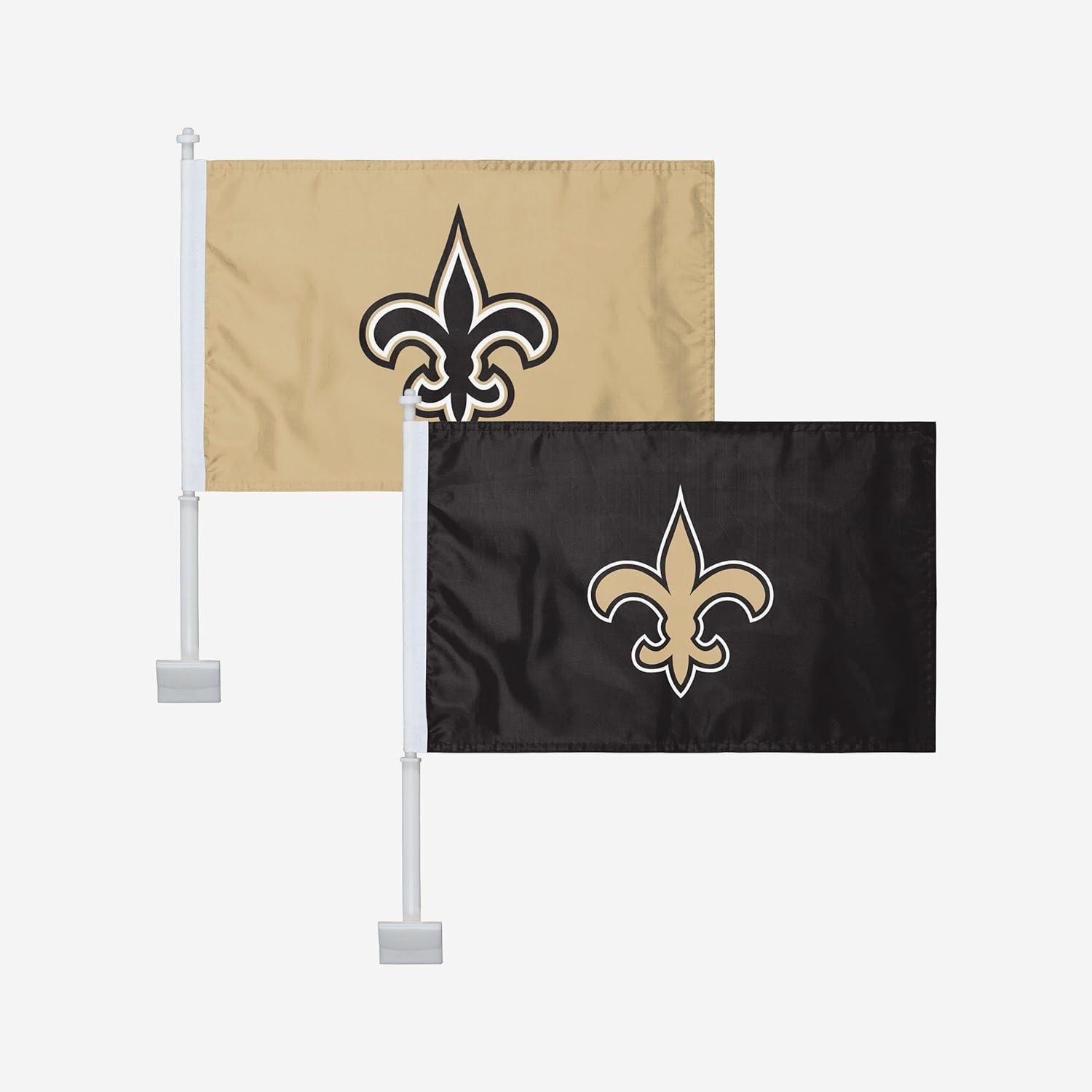 FOCO NFL Car Flag 2 Pack for Team Spirit 20in x 16in