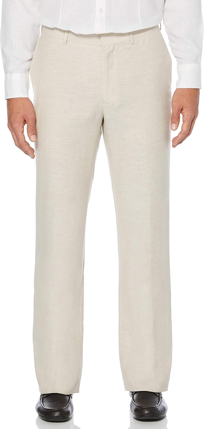 Cubavera Men's Linen Blend Dress Pants for Ultimate Comfort