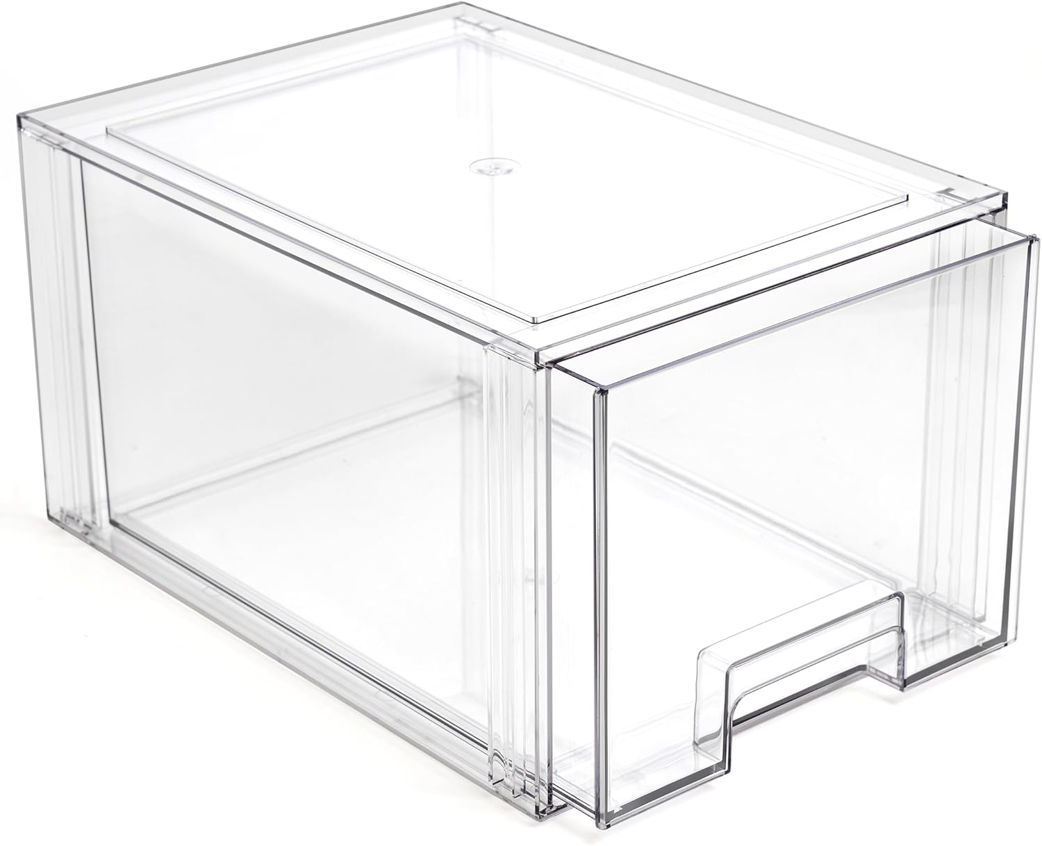Stackable Storage Drawers for Home Organization - Tall Large Clear