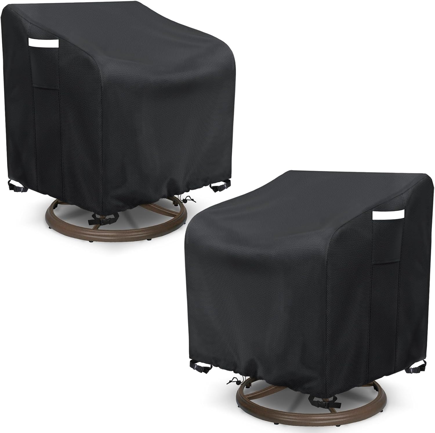 AKEfit Outdoor Swivel Lounge Chair Cover 2 Pack for All-Weather
